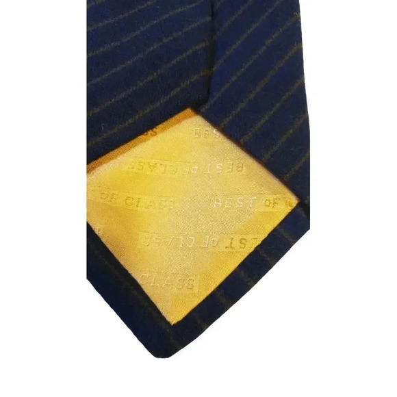 Robert Talbott‎ Best Of Class Men's Tie Blue Stripe Silk Necktie Luxury Designer - Picture 7 of 11